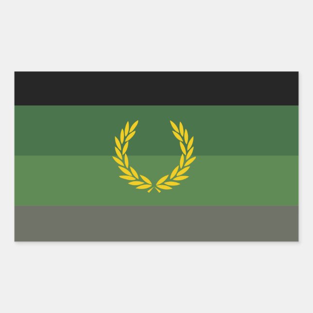 Military Uniform Pride Flag Sticker (Front)