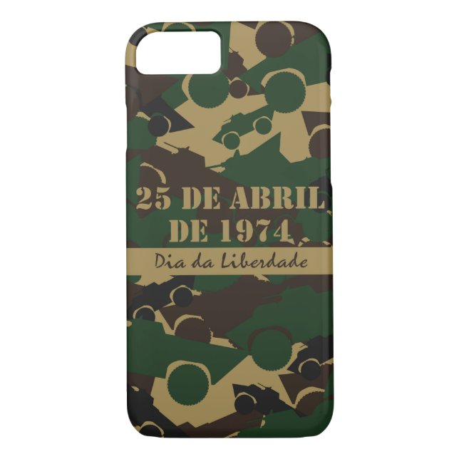 Military vehicle camouflage pattern Case-Mate iPhone case (Back)