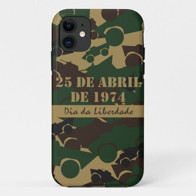 Military vehicle camouflage pattern Case-Mate iPhone case (Back)