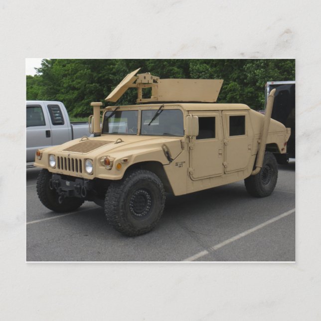 Military Vehicle Postcard (Front)