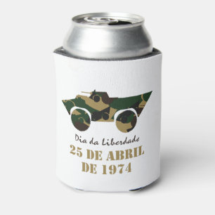 Military vehicle symbol of 25 April Revolution Can Cooler