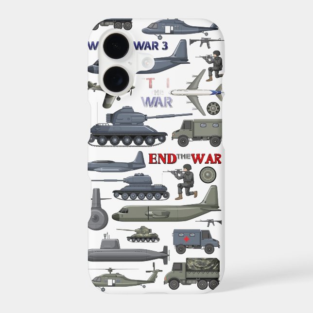 Military Vehicles Camo Pattern Tactical iPhone  (Back)