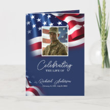 Military Veteran Celebration Of Life, USA flag