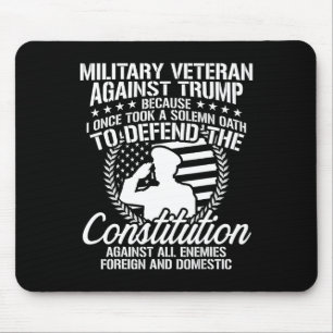 Military Veterans Against Trump 2020 Usa Election  Mouse Pad
