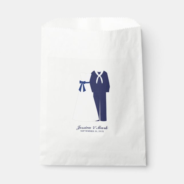 Military Wedding Favour Bag (Front)