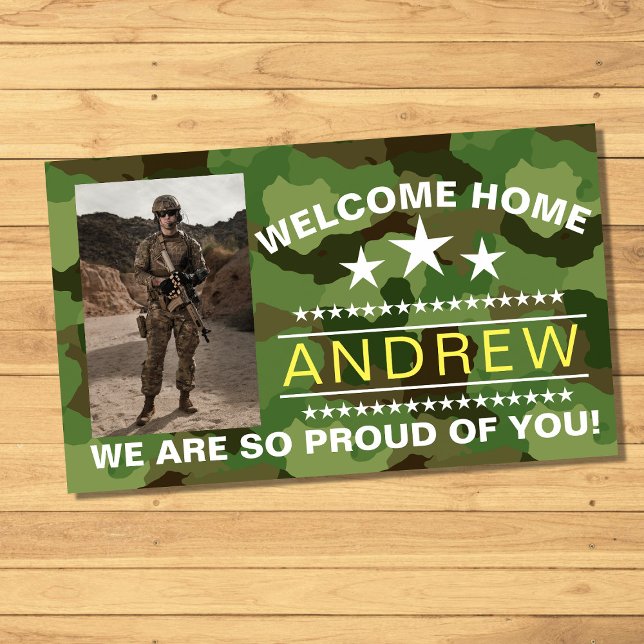Military Welcome Home Banner - Army National Guard (Creator Uploaded)