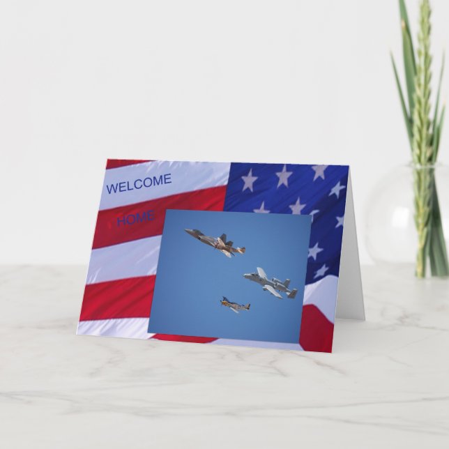 Military Welcome Home Card (Front)