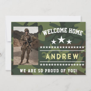 Military Welcome Home Invitation – Army National 