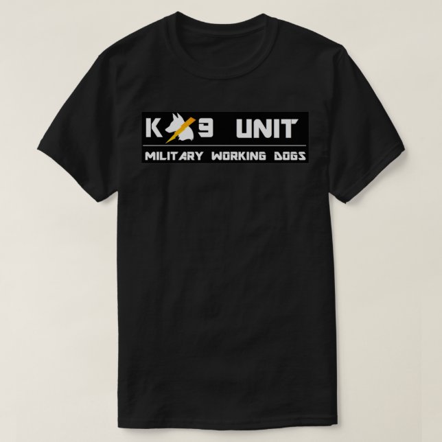 Military Working Dog 27 T-Shirt (Design Front)