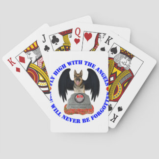 Military Working Dogs M.W.D. Playing Cards
