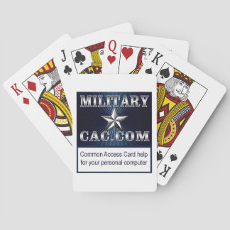 MilitaryCAC memorabilia Playing Cards