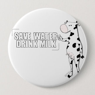 milk 4 inch round button