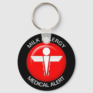 Milk Allergy Keychain