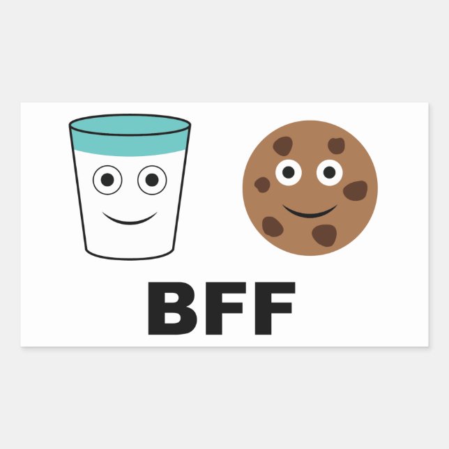 Milk and Cookie-Best Friends Forever Sticker (Front)