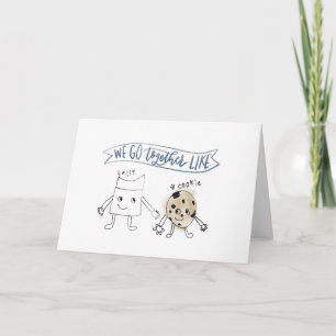 Milk and Cookie Card
