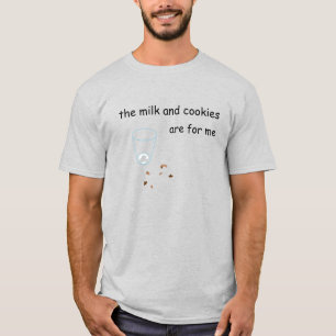 Milk and cookie crumbs shirt