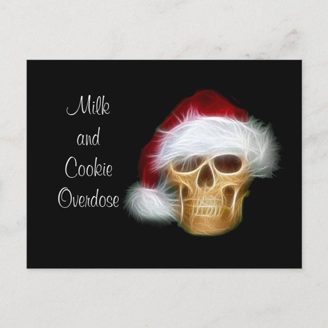 Milk and Cookie Overdose Postcard (Front)