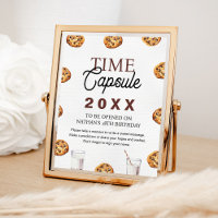 Milk and Cookies 1st Birthday Time Capsule
