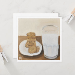 Milk and Cookies Card