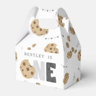 Milk and Cookies First Birthday Favor Box