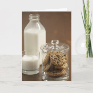 Milk and Cookies Greeting Card