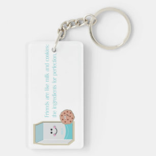 Milk and Cookies Keychain