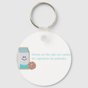 Milk and Cookies Keychain