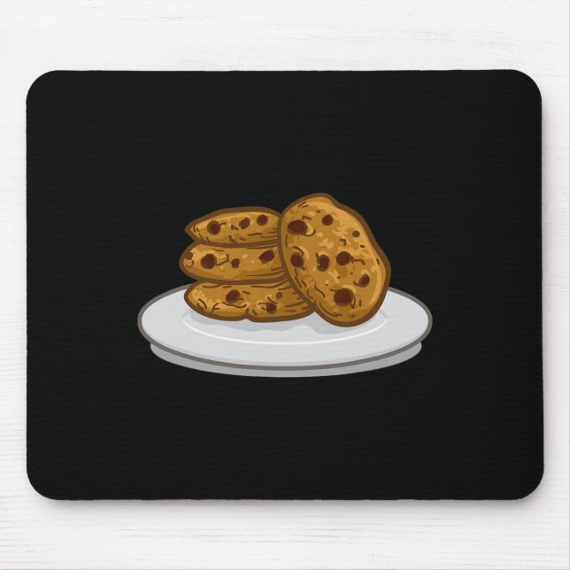 Milk and Cookies Outfit Matching Halloween Cookie  Mouse Pad (Front)