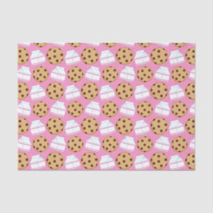 Milk and Cookies Pattern Tissue Paper