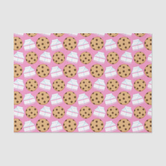 Milk and Cookies Pattern Tissue Paper