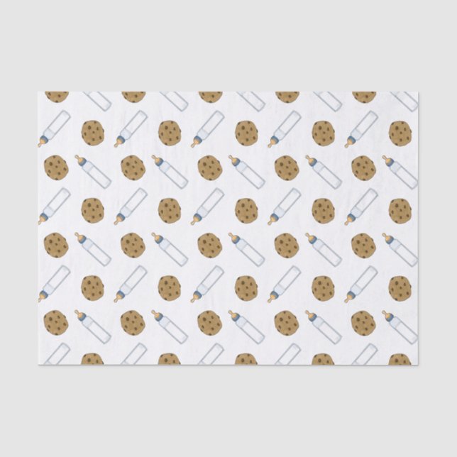 Milk and Cookies Popping Bottles Tissue Paper (Front)