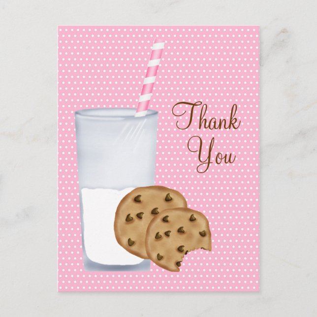milk and cookies postcard (Front)