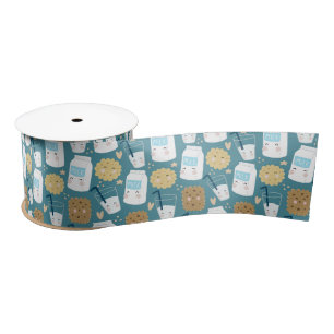 Milk and Cookies Satin Ribbon