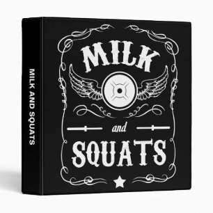 Milk and Squats - "Weight Lifting" Motivational Binder