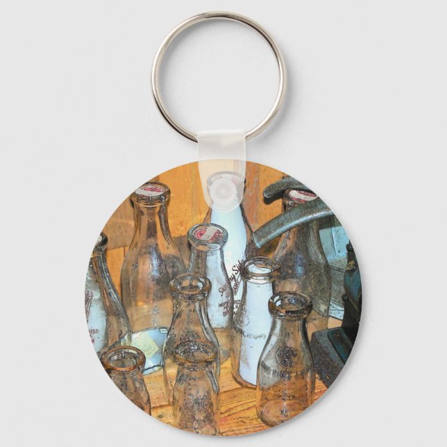 Milk Bottles Keychain (Front)