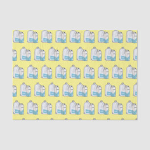 Milk cartoon illustration tissue paper
