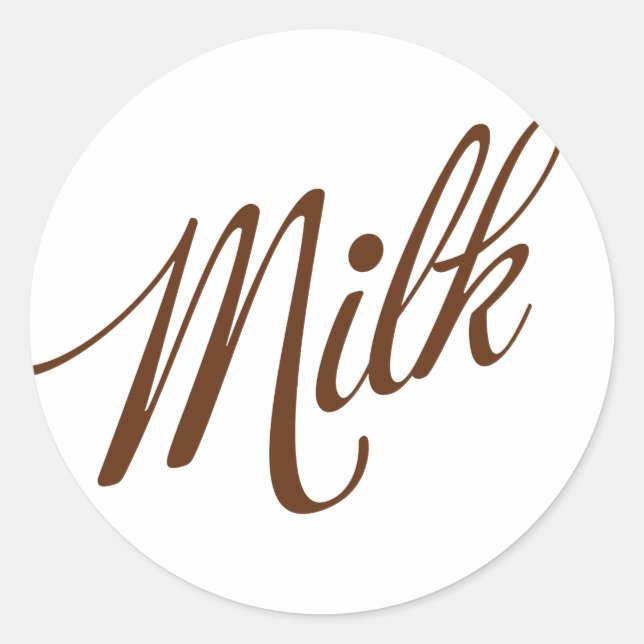 Milk Chocolate 3 Sticker 2 (Front)