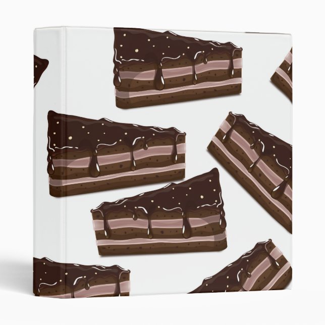 Milk Chocolate cake. Binder (Front/Spine)