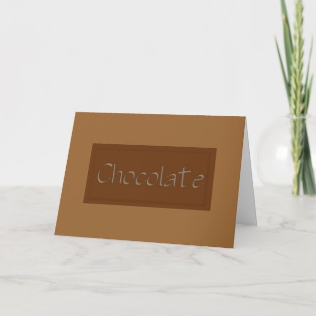 Milk Chocolate Card (Front)