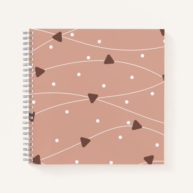 Milk Chocolate Chips Pattern Journal (Front)