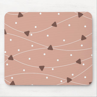 Milk Chocolate Chips Pattern Mouse Pad