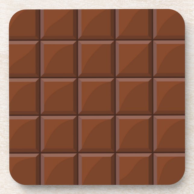 Milk chocolate coaster (Front)