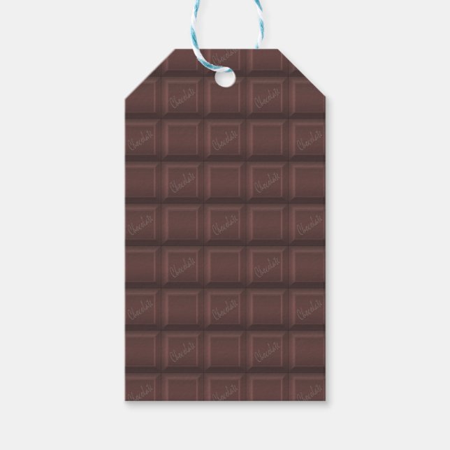 Milk chocolate gift tags (Front)