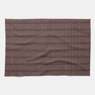 Milk chocolate kitchen towel