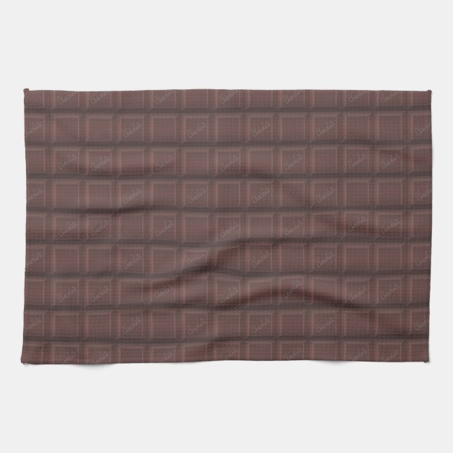 Milk chocolate kitchen towel (Horizontal)