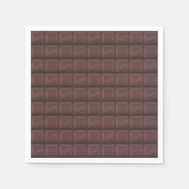 Milk chocolate napkin (Front)