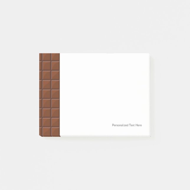 Milk chocolate post-it notes (Front)