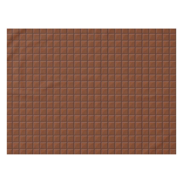 Milk chocolate tablecloth (Front (Horizontal))