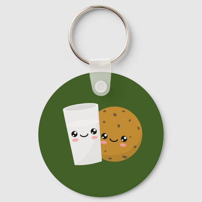 Milk & Cookie Keychain (Front)