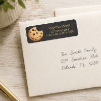 Milk & Cookies Birthday Label – Chocolate Chip Coo